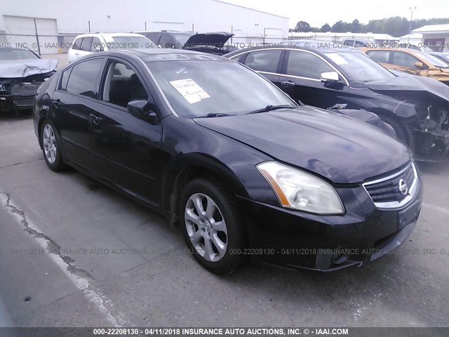 1N4BA41E67C820430 - 2007 NISSAN MAXIMA SE/SL BLACK photo 1