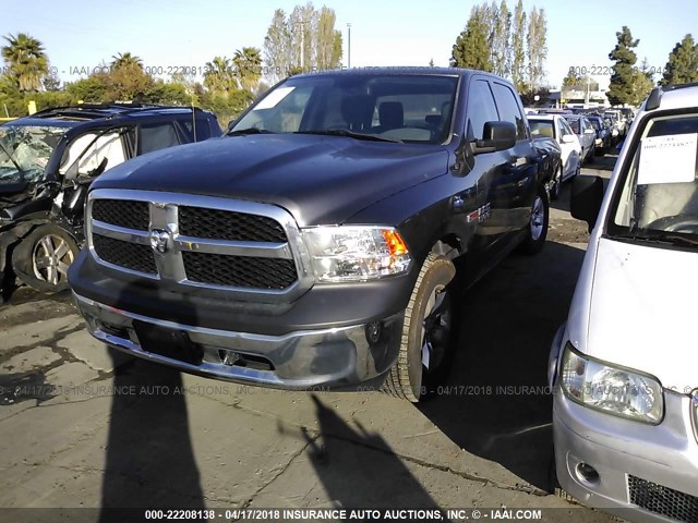 1C6RR7KM2FS727943 - 2015 RAM 1500 ST GRAY photo 2