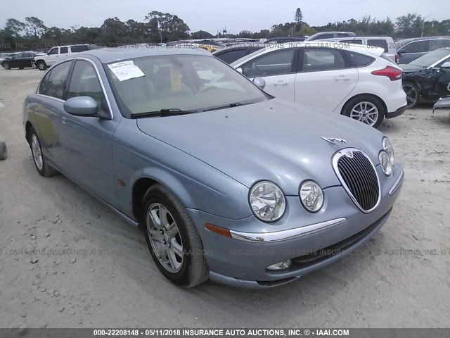 SAJEA01TX4FM94786 - 2004 JAGUAR S-TYPE Light Blue photo 1