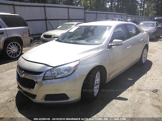 1G11C5SL8EF302049 - 2014 CHEVROLET MALIBU 1LT 金色 照片 2