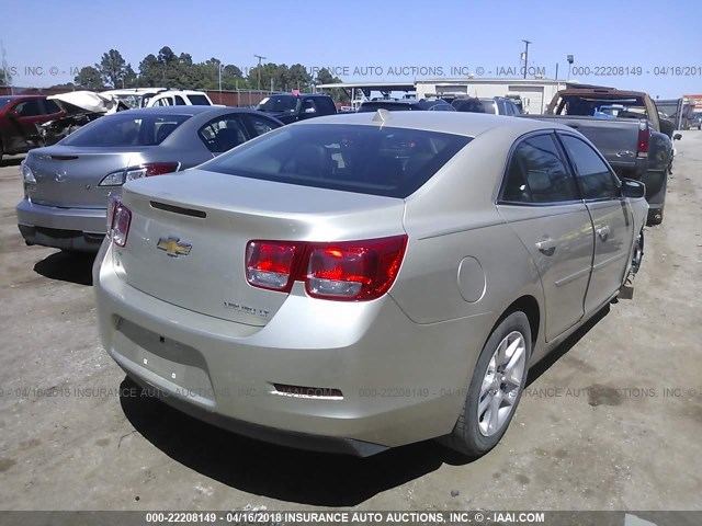 1G11C5SL8EF302049 - 2014 CHEVROLET MALIBU 1LT 金色 照片 4