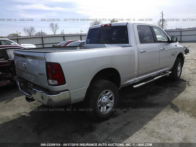 3C6TR5DT4EG201897 - 2014 RAM 2500 SLT SILVER photo 4