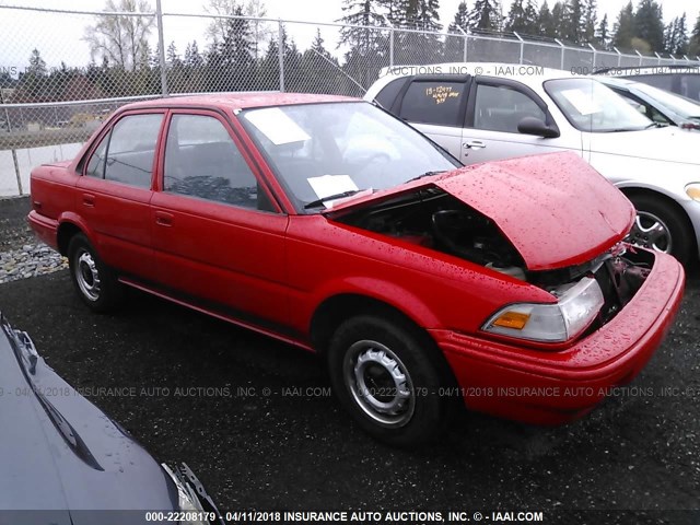 JT2AE92E0K0152293 - 1989 TOYOTA COROLLA DLX RED photo 1