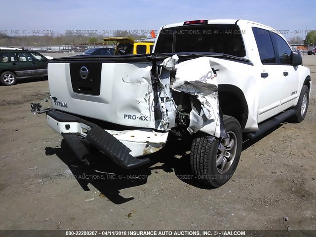 1N6AA0EC6CN313367 - 2012 NISSAN TITAN S/SV/SL/PRO-4X WHITE photo 6