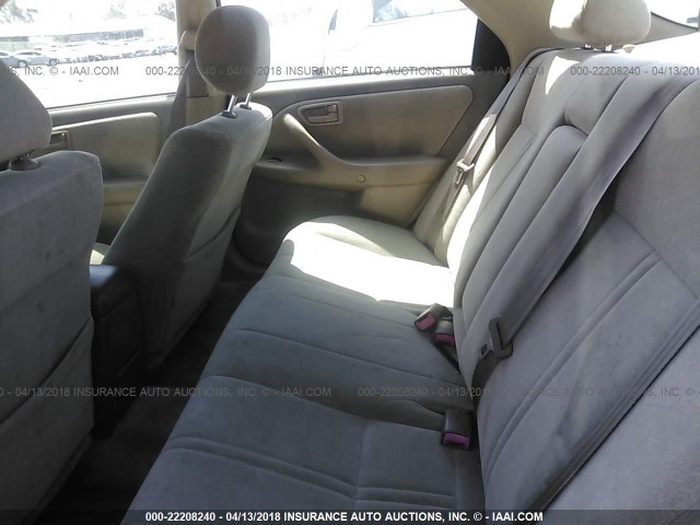 JT2BG28K4W0188206 - 1998 TOYOTA CAMRY LE/XLE GOLD photo 8