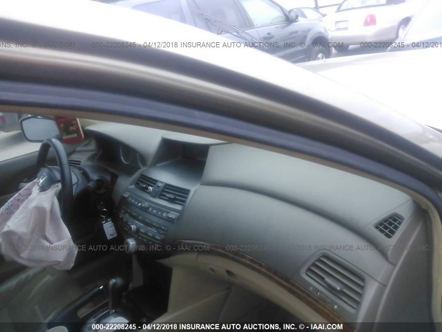 1HGCP26848A052594 - 2008 HONDA ACCORD EXL GOLD photo 5