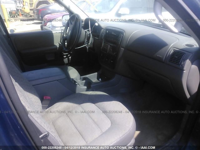 1FMZU72K14ZA18183 - 2004 FORD EXPLORER XLS/XLS SPORT BLUE photo 5