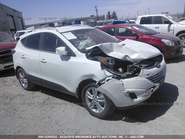 KM8JU3AC5DU579726 - 2013 HYUNDAI TUCSON GLS/LIMITED თეთრი ფოტო 1