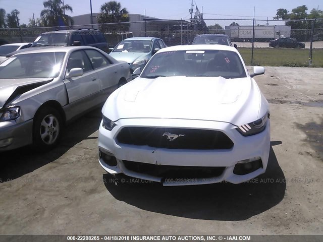 1FA6P8CF8H5282252 - 2017 FORD MUSTANG GT WHITE photo 6