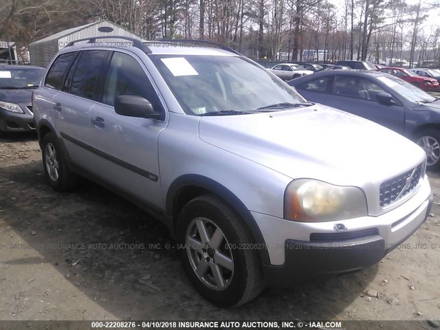 YV1CZ59H541072220 - 2004 VOLVO XC90 SILVER photo 1