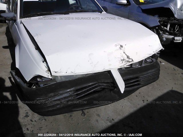 1G1JC5448N7236361 - 1992 CHEVROLET CAVALIER VL/RS WHITE photo 6