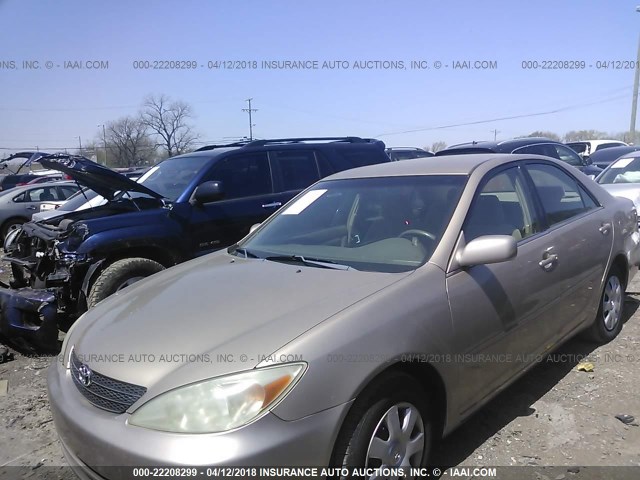 4T1BE32K73U149511 - 2003 TOYOTA CAMRY LE/XLE/SE GOLD photo 2