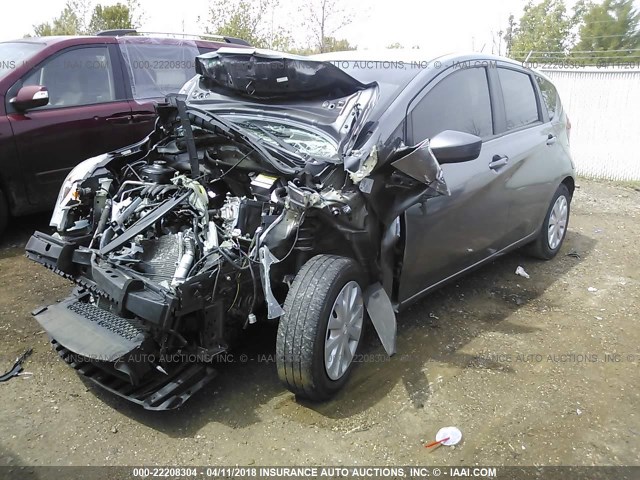 3N1CE2CP1GL355889 - 2016 NISSAN VERSA NOTE S/S PLUS/SV/SL/SR GRAY photo 2