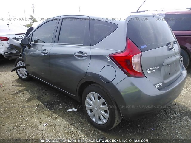 3N1CE2CP1GL355889 - 2016 NISSAN VERSA NOTE S/S PLUS/SV/SL/SR GRAY photo 3