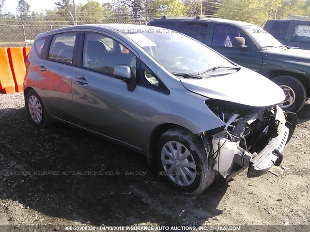 3N1CE2CP5EL414620 - 2014 NISSAN VERSA NOTE S/S PLUS/SV/SL GRAY photo 1