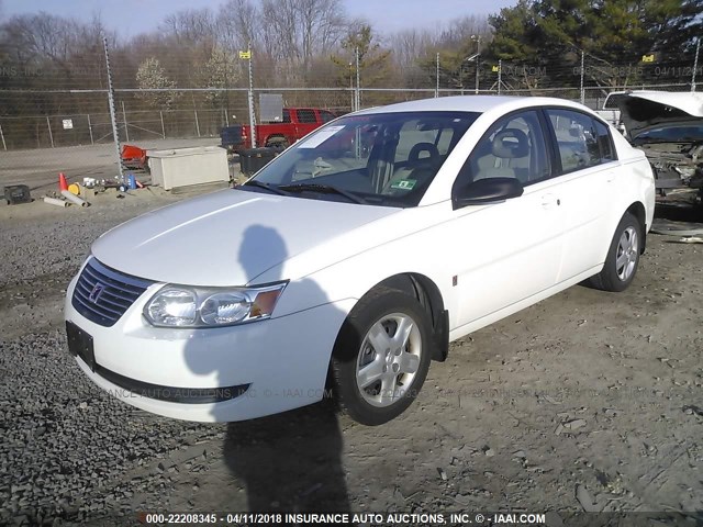 1G8AJ55F47Z163486 - 2007 SATURN ION LEVEL 2 WHITE photo 2