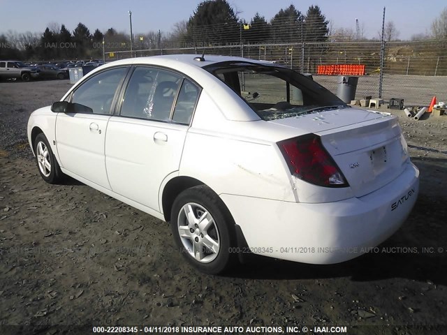 1G8AJ55F47Z163486 - 2007 SATURN ION LEVEL 2 WHITE photo 3