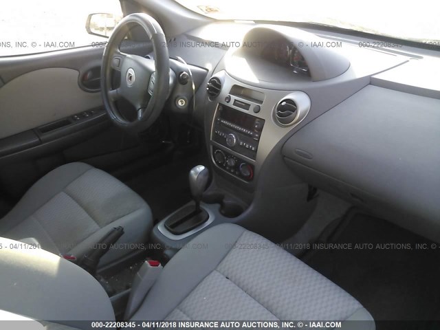 1G8AJ55F47Z163486 - 2007 SATURN ION LEVEL 2 WHITE photo 5