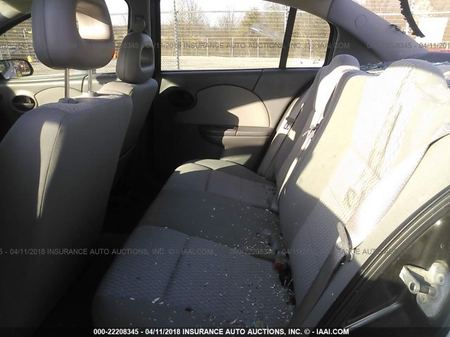 1G8AJ55F47Z163486 - 2007 SATURN ION LEVEL 2 WHITE photo 8