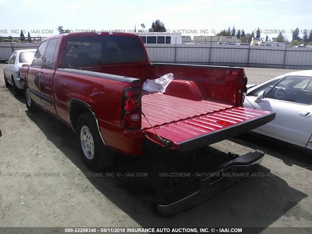 2GCEC19T341292804 - 2004 CHEVROLET SILVERADO C1500 RED photo 3