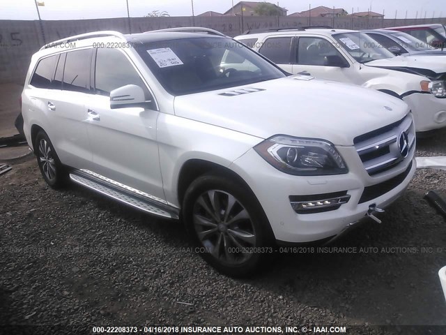 4JGDF2EE5EA315762 - 2014 MERCEDES-BENZ GL 350 BLUETEC WHITE photo 1