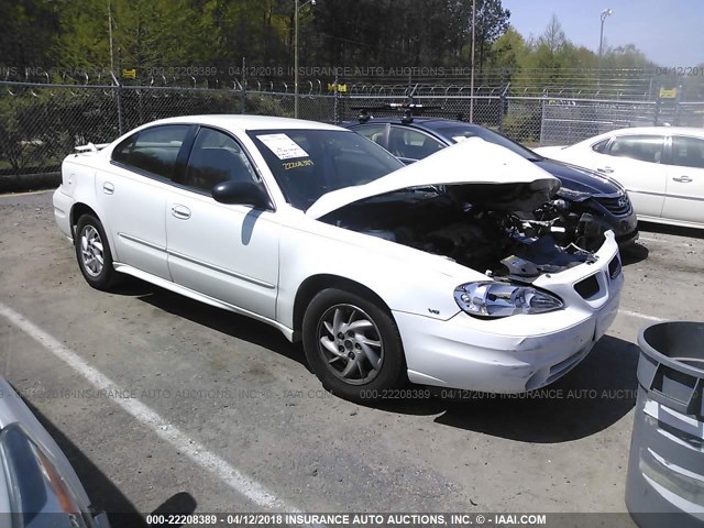 1G2NF52E44M610075 - 2004 PONTIAC GRAND AM SE1 WHITE photo 1