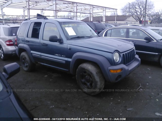 1J4GL48KX2W339099 - 2002 JEEP LIBERTY SPORT 灰色 照片 1