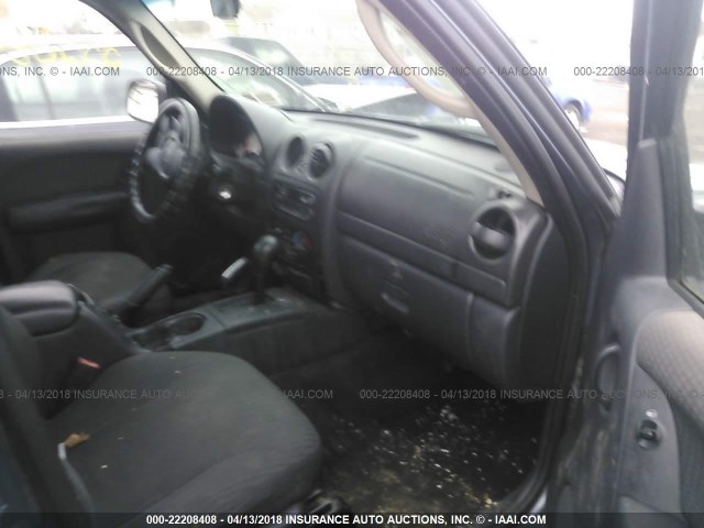 1J4GL48KX2W339099 - 2002 JEEP LIBERTY SPORT 灰色 照片 5