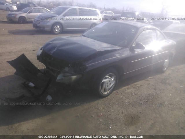 3FAFP11302R156861 - 2002 FORD ESCORT ZX2 BLACK photo 2