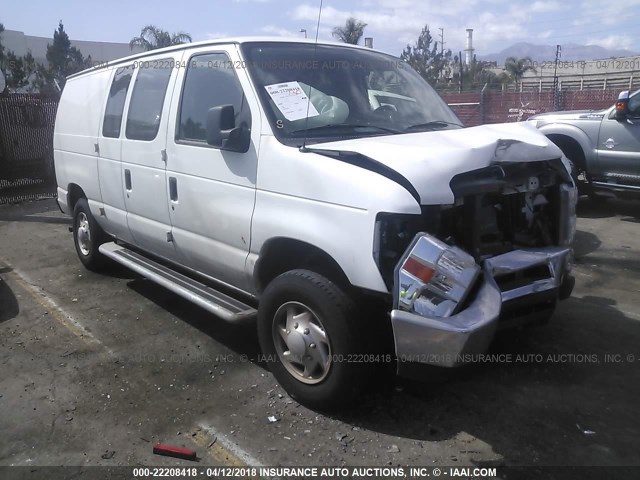 1FTNE2EW4DDA32402 - 2013 FORD ECONOLINE E250 VAN WHITE photo 1