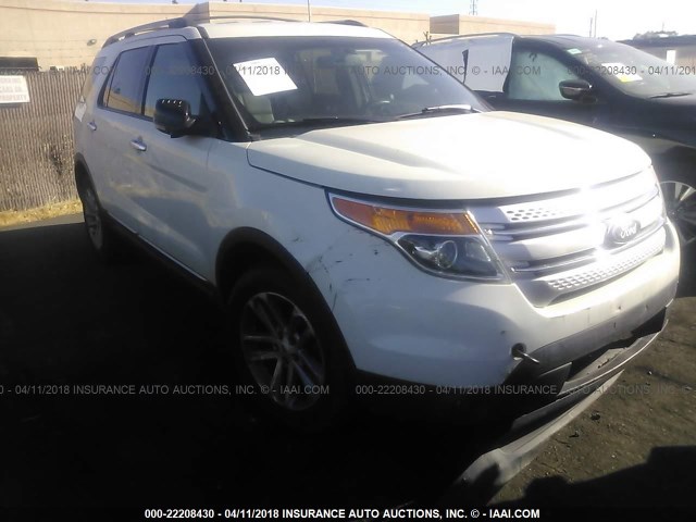 1FMHK7D85CGA17857 - 2012 FORD EXPLORER XLT WHITE photo 1