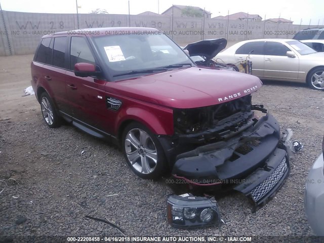 SALSK2D49DA793612 - 2013 LAND ROVER RANGE ROVER SPORT LUX RED photo 1