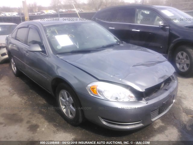 2G1WT58N979215206 - 2007 CHEVROLET IMPALA LT ნაცრისფერი ფოტო 1
