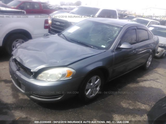 2G1WT58N979215206 - 2007 CHEVROLET IMPALA LT ნაცრისფერი ფოტო 2