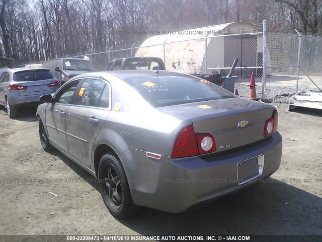 1G1ZB5EB4AF239776 - 2010 CHEVROLET MALIBU LS მუქი ყავისფერი ფოტო 3