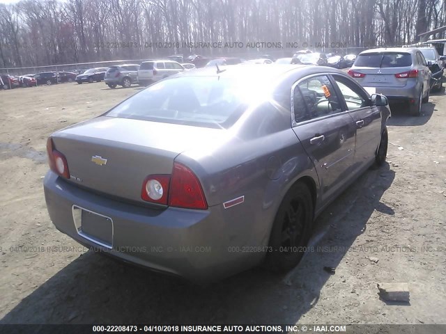 1G1ZB5EB4AF239776 - 2010 CHEVROLET MALIBU LS მუქი ყავისფერი ფოტო 4