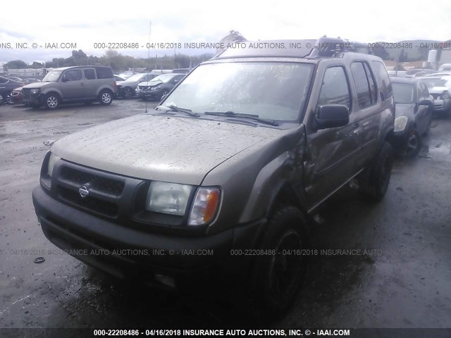 5N1ED28Y01C521392 - 2001 NISSAN XTERRA XE/SE BROWN photo 2