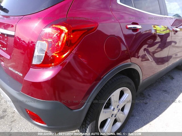 KL4CJBSB3FB210264 - 2015 BUICK ENCORE CONVENIENCE RED photo 6