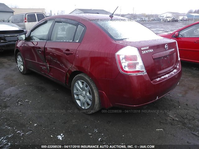 3N1AB61E99L686344 - 2009 NISSAN SENTRA 2.0/2.0S/2.0SL RED photo 3