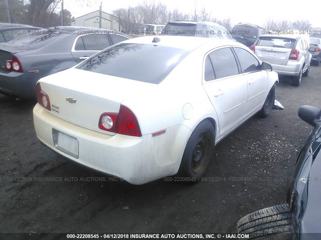 1G1ZA5E03CF398857 - 2012 CHEVROLET MALIBU LS 白色 照片 4