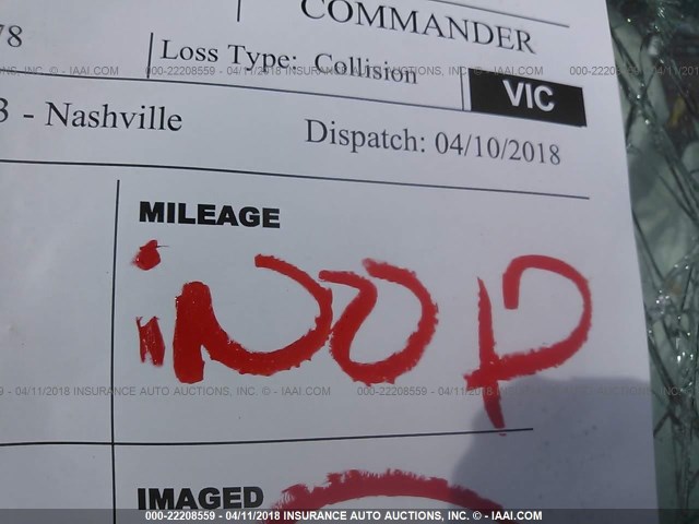 1J8HH48K68C188678 - 2008 JEEP COMMANDER SPORT Grau Foto 7