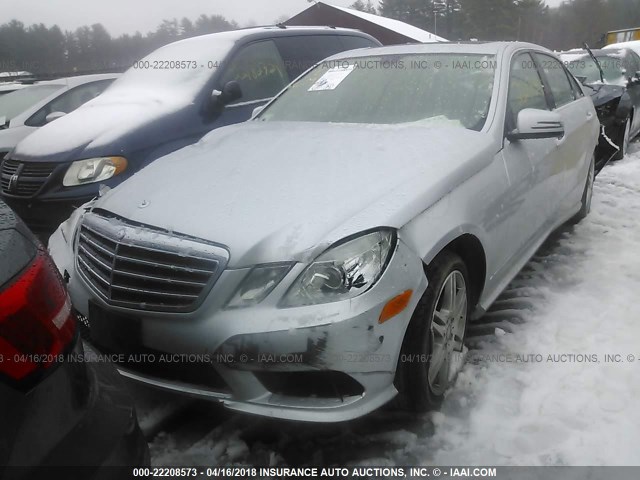 WDDHF8HB7AA141493 - 2010 MERCEDES-BENZ E 350 4MATIC SILVER photo 2