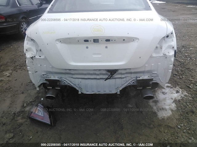 1N4AA5AP0DC821295 - 2013 NISSAN MAXIMA S/SV WHITE photo 6