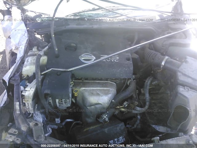 1N4AL11D65N428173 - 2005 NISSAN ALTIMA S/SL SILVER photo 10