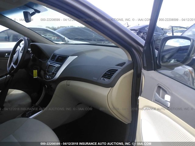 KMHCT4AE2CU214633 - 2012 HYUNDAI ACCENT GLS/GS GOLD photo 5