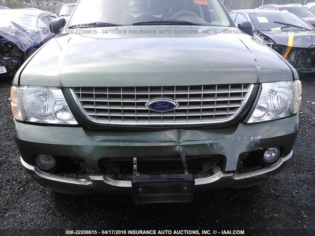 1FMDU74E72UB28232 - 2002 FORD EXPLORER EDDIE BAUER GREEN photo 6