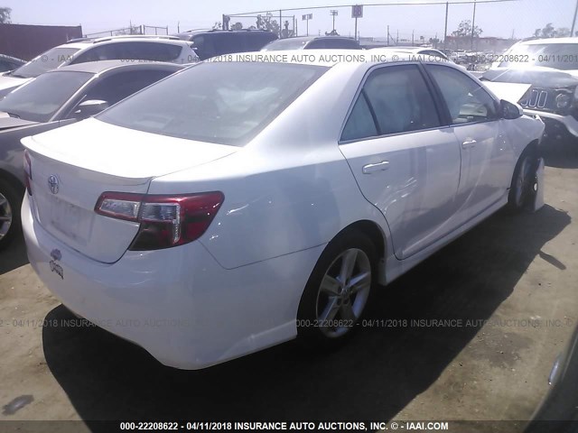 4T1BF1FK5EU868657 - 2014 TOYOTA CAMRY L/SE/LE/XLE 白色 照片 4