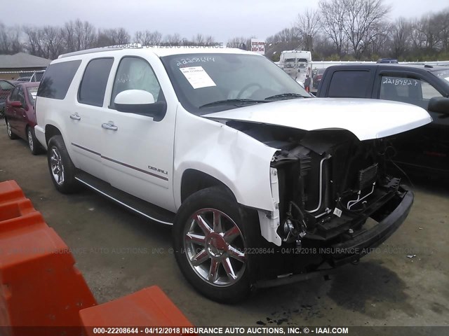 1GKS2MEF5ER106037 - 2014 GMC YUKON XL DENALI WHITE photo 1