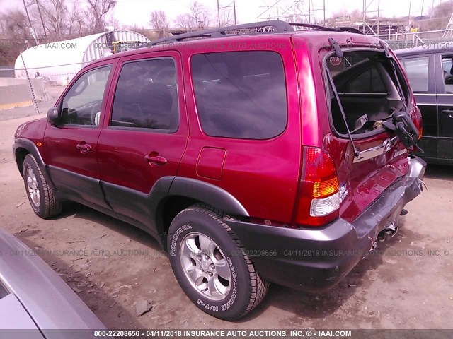 4F2CZ96123KM05454 - 2003 MAZDA TRIBUTE ES RED photo 3