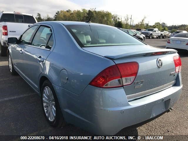 3MEDM0L34BR601151 - 2011 MERCURY MILAN HYBRID BLUE photo 2